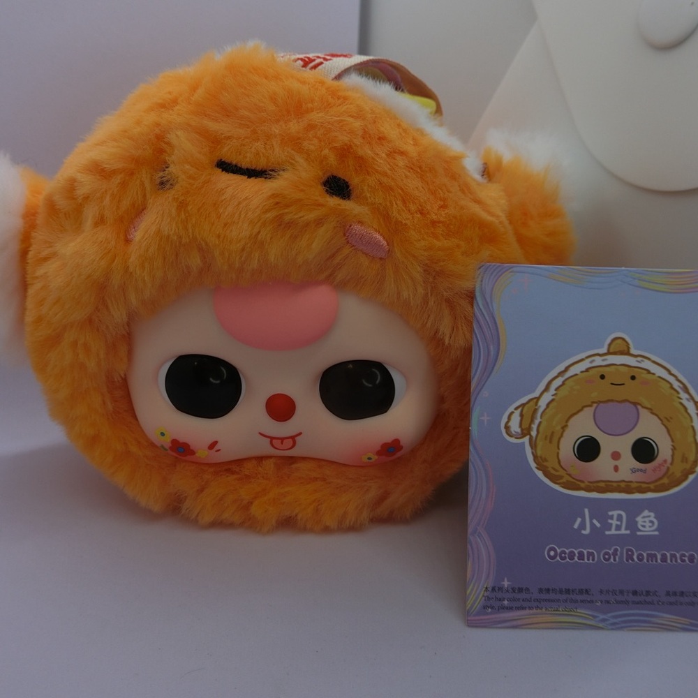 Baby Three Ocean Of Roma Ocean of Romance Cuddly Plush Toy - Vibrant Orange